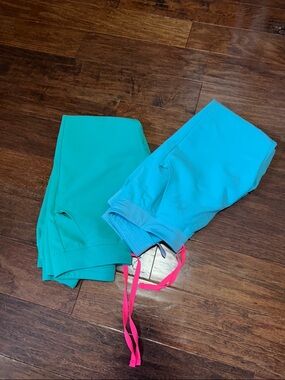 Figs surgical green & Aqua pants